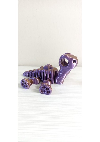 Eklemli Yavru Dinazor Sauropod Iskeleti Figürü - 10 cm