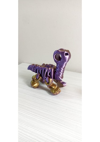Eklemli Yavru Dinazor Sauropod Iskeleti Figürü - 10 cm