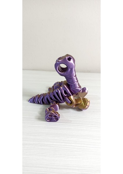 Eklemli Yavru Dinazor Sauropod Iskeleti Figürü - 10 cm