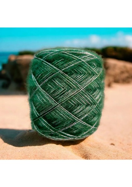 Kid Moher & Sim Viskon Karışımı Tasarim El Örgü 130 gr