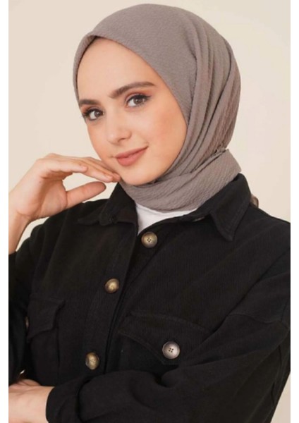 Kadın Tesettür Mio Caz Eşarp Hijab Koyu Gri fiyatları