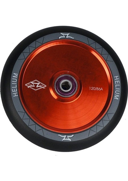 Ao Helium 120mm 86a Red Titen Abec 9 Rulmanlı Scooter Tekerleği