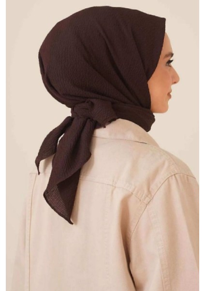 Kadın Tesettür Mio Caz Eşarp Hijab Kahverengi fiyatları