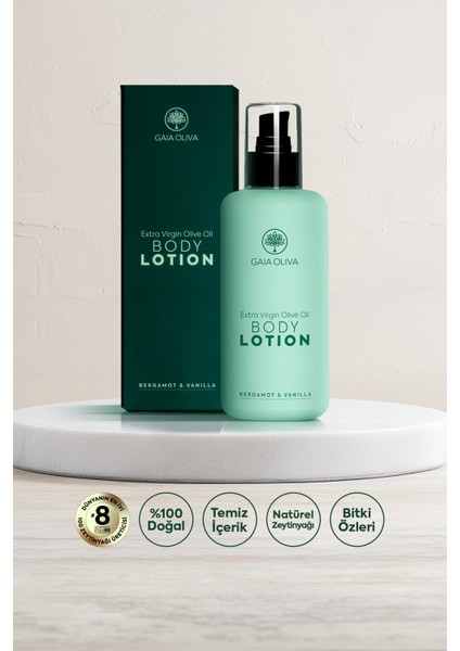 Bergamot Vanilya ve Zeytinyağlı Besleyici Vücut Losyonu 200 ml