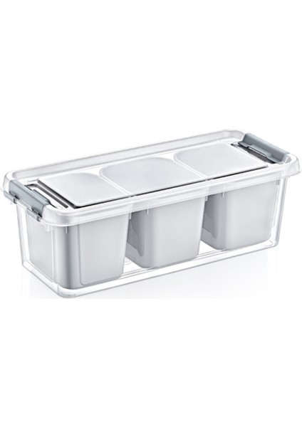 Grand 3 Bölmeli Derin Organize Kutu 1,8 L