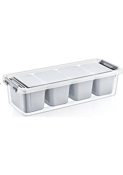 Grand 4 Bölmeli Derin Organize Kutu 3,5 L