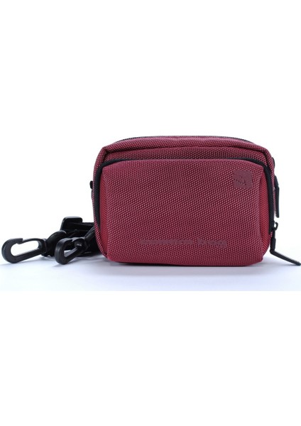 Profilo Medium Kompakt Kamera Çantası Vlog Kamera Uygun 17 x 10 x 7,5 cm Kırmızı