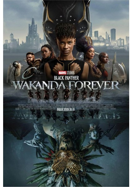 Black Panther Wakanda Forever (2022) 2 (Folyo / Afiş / Poster) 1797 ( 70 Cm X 100 Cm )