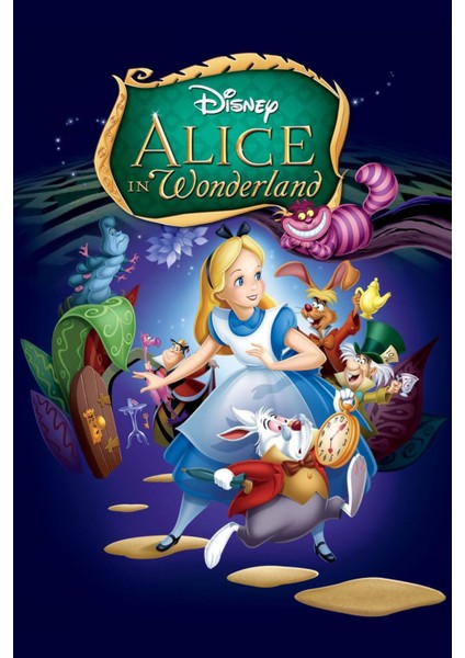 Alice In Wonderland (1951) 2 (Folyo / Afiş / Poster) 1210 ( 70 Cm X 100 Cm )