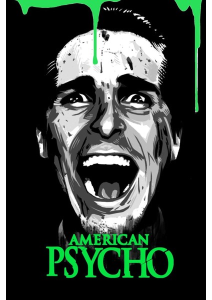 American Psycho (2000) 3 (Folyo / Afiş / Poster) 1305 ( 70 Cm X 100 Cm )