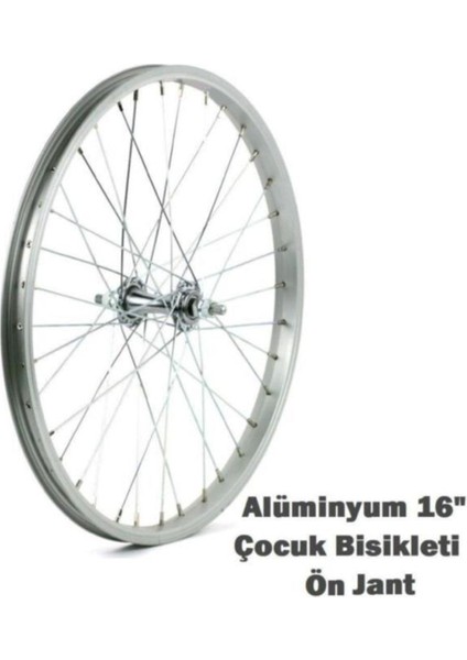 16" Alüminyum Çocuk Bisikleti Hazır Ön Jantı