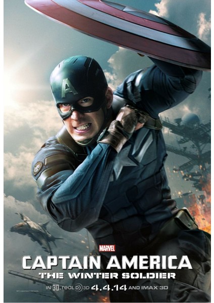 Captain America The Winter Soldier (2014) 11 (Folyo / Afiş / Poster) 2001 ( 70 Cm X 100 Cm )