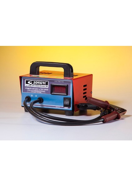 110 Akü Test Cihazı 12-24 V 105 A Otomatik Digital Göstergeli