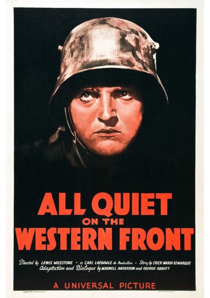 All Quiet On The Western Front (1930) 2 (Folyo / Afiş / Poster) 1258 ( 70 Cm X 100 Cm )