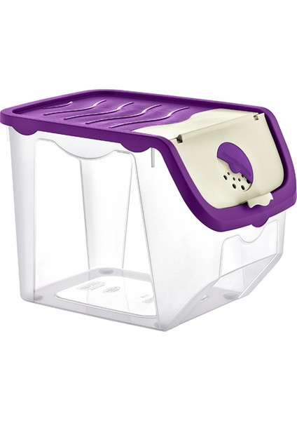 Mercan Şeffaf Saklama Kabı 12 L