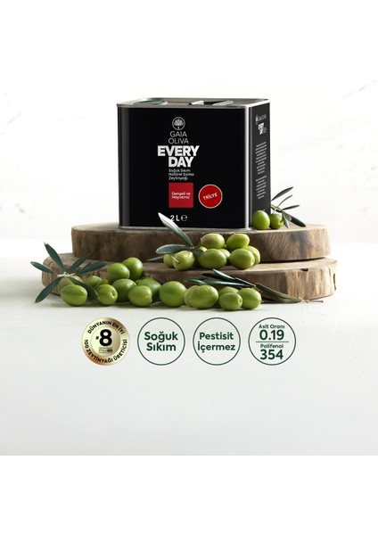 Everyday Trilye 2 Lt Natürel Sızma Zeytinyağı