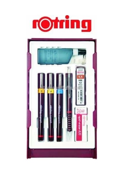 S0699370 Isograf Pergelsiz Rapido Kalem Set Kolej Set