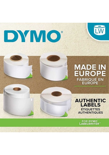Dymo Lw S0929100 Yapışkansız Isim Kart Etiketi 51X89MM / 300 Lü Paket 2''inç x 3-1/2''inç modelleri