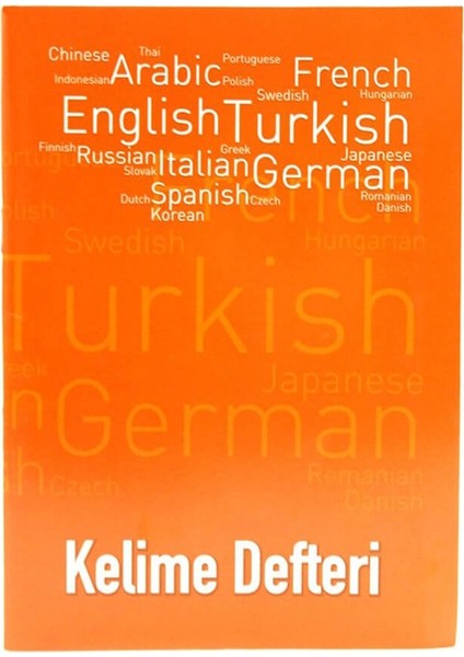 A5 14X20 cm Kelime Defteri