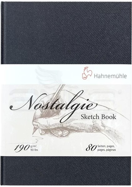 Nostalgie Sketch Book Çizim Defteri Sert Kapak Dikey 190G 80 Yaprak