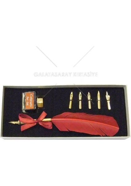 Steelpen Kaligrafi Seti CS-0210 (Kırmızı)