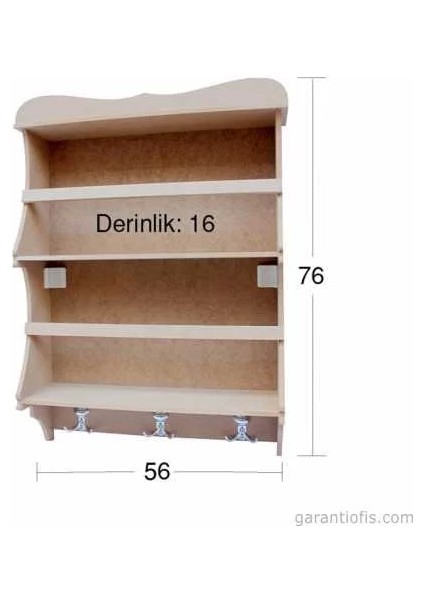 -Art D 27 Boyanabilir Ahşap Dolap Obje
