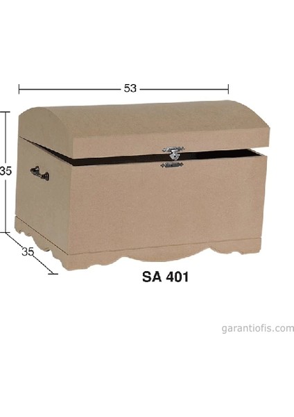 -Art Sa 401 Boyanabilir Ahşap Sandık