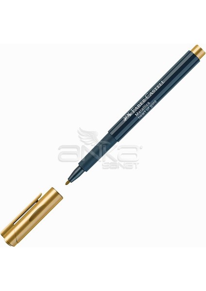Faber Castell Metalik Markör Altın