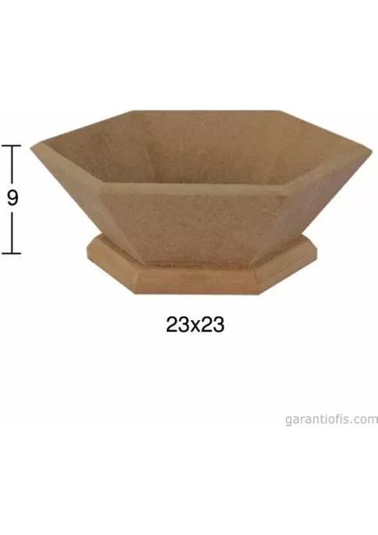 -Art E 336 Boyanabilir Ahşap Ekmek Sepeti