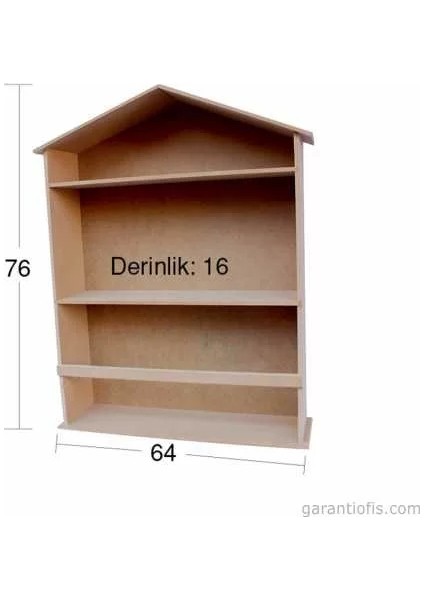 -Art D 24 Boyanabilir Ahşap Dolap Obje