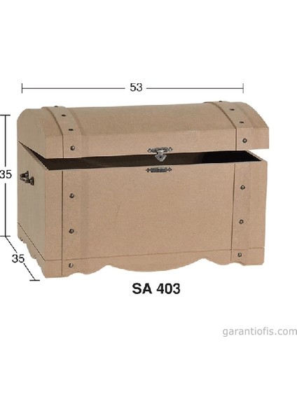 -Art Sa 403 Boyanabilir Ahşap Sandık