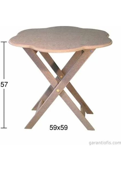 -Art Sp 540 Ham Ahşap Dekoratif Sehpa
