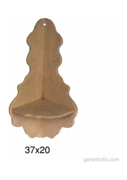 -Art Ra 519 Boyanabilir Dekoratif Ahşap Raf (Duvar Tip)