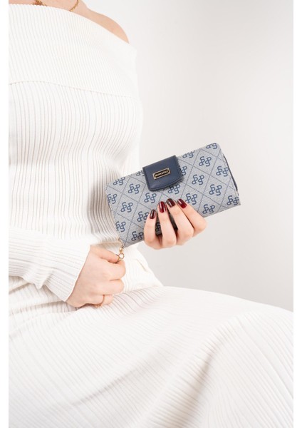 Gri - Laci SP928 Kadın Cüzdan & Kartlık