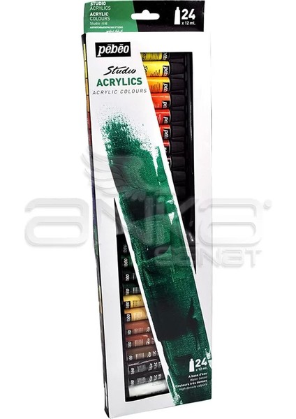 Pebeo Studıo Acrylics Akrilik Boya Takımı 24 Renk
