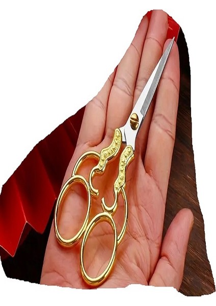Söz Nişan - Dikiş Nakış Makası Gold Renk-Paslanmaz Çelik Dikiş Makası-Kurdele Kesme Makasları fiyatları