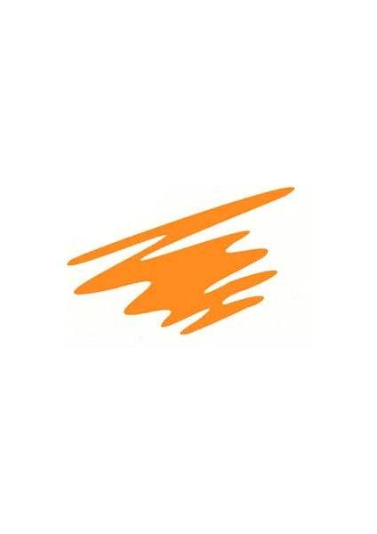 Fabricolor Twin Çift Uçlu Kumaş Boyama Kalemi 002 Fluorescent Orange