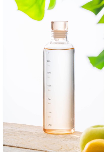 Pury Turuncu Cam Su Matarası - 500 ml