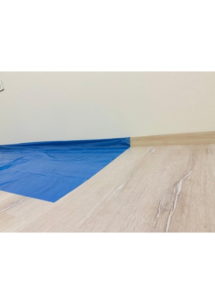 / Bantlı Boya Örtüsü / Kalın Zemin Örtü Mavi / 70 cm x 100 Metre / 70 M2