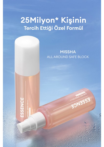 MISSHA Saç ve Vücut İçin Nemlendirici Güneş Koruyucu Mist All Around Essence Sun Mist SPF50+/PA++++