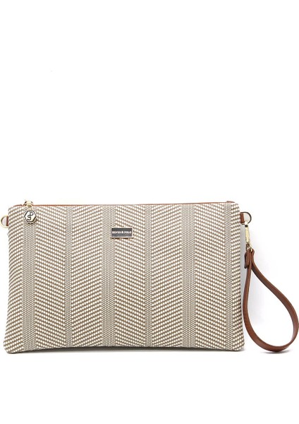 Bej Tek Bölmeli Kadın Portföy & Clutch SP1034 fiyatları