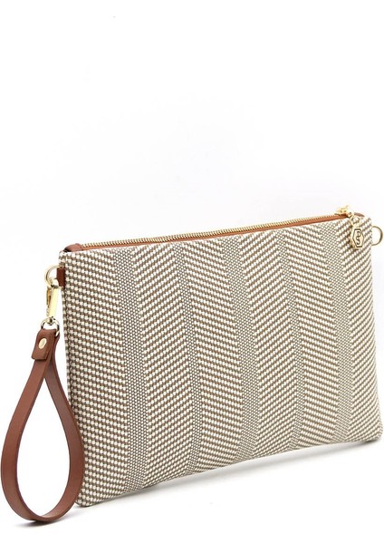 Bej Tek Bölmeli Kadın Portföy & Clutch SP1034 fırsatları