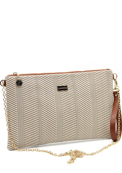 Bej Tek Bölmeli Kadın Portföy & Clutch SP1034 indirimleri