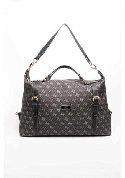 Füme - Siyah SP1064 Kadın Seyahat Çantası