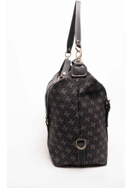 Füme - Siyah SP1064 Kadın Seyahat Çantası modelleri