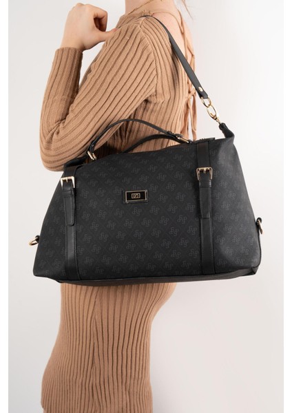 Siyah SP1064 Kadın Seyahat Çantası