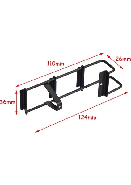 Metal Siyah Merdiven Merdiven 1/14 Traktör Römork Kamyon Rc Araba Yükseltme Parçaları Aksesuarları (Yurt Dışından)