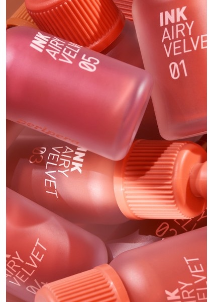 Uzun Süre Kalıcı ve Hafif Formüllü, Kadife Bitişli Tint PERIPERA Ink Airy Velvet (19 Elf Light Rose)