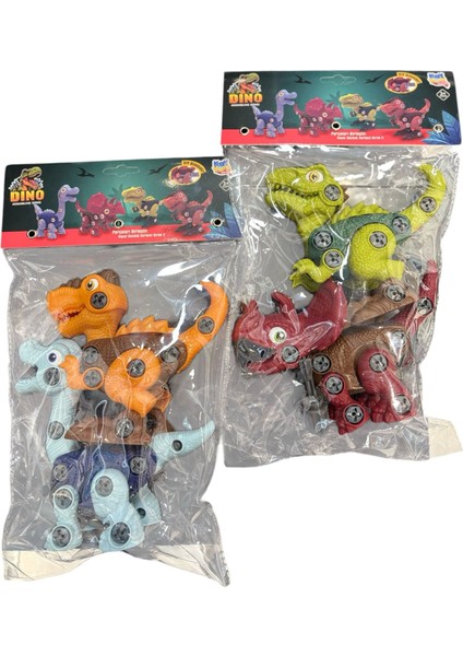 Oyuncak First Dino Sök Tak 2'li Dinazor Seti Oyuncak Eğitici