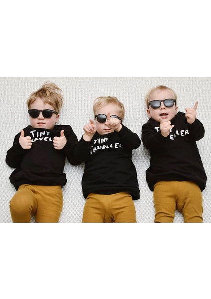 Izipizi Sun Junıor#E Black - Siyah Çocuk Güneş Gözlüğü